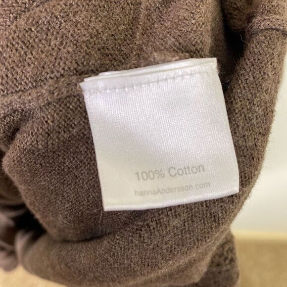 Hanna Andersson Big Girl Brown Layer Fairisle Long Sleeve Holiday Dress Size 14 - Picture 5 of 6